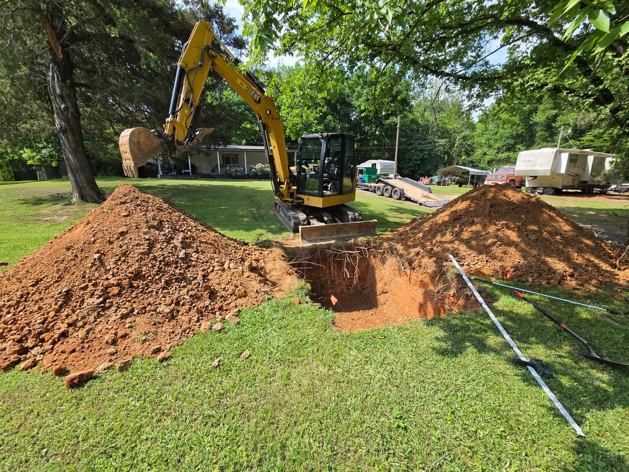 Storm shelter excavation