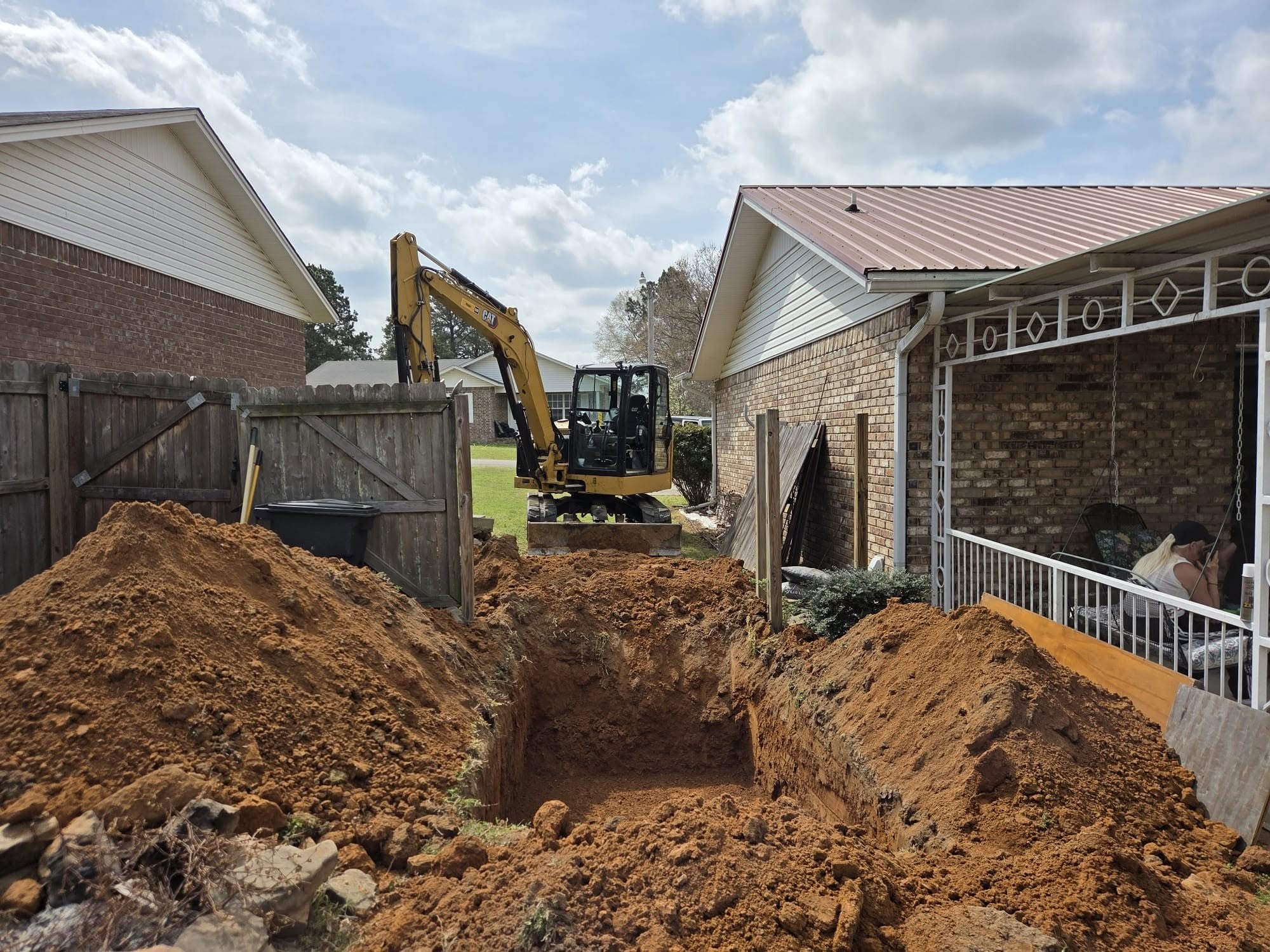 Storm shelter install