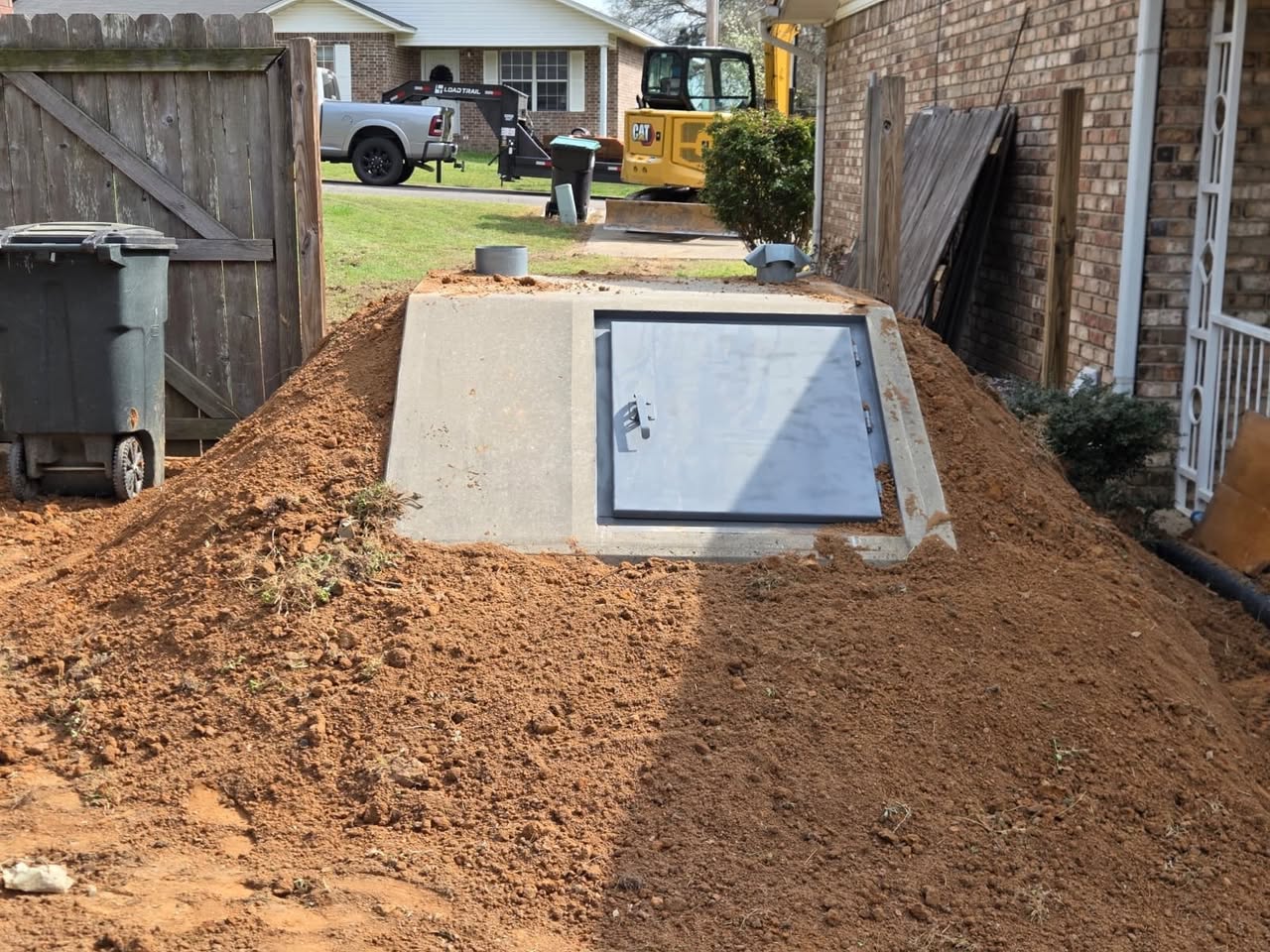 Storm shelter installation
